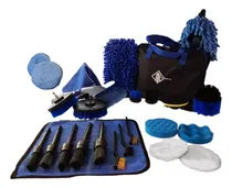 Comprar Kit Limpieza Auto 24 Pcs Detailing Pad Pulido Cepillo Bolso