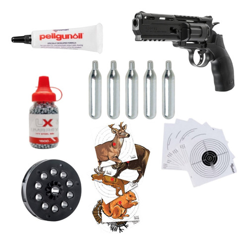 Brodax Revolver Umarex 4.5mm Bbs Metal Co2 Pistola Xchws C