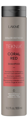 Shampoo Para Cabello Teñido Lakme Teknia Rojo Caoba 300ml