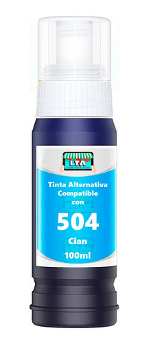 Botella Tinta Cian Alternativa Compatible Con L14150