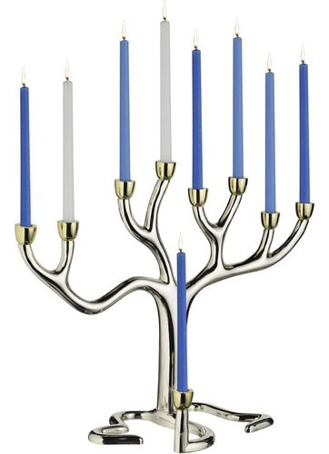 Menorah Rite Lite Medium Tree Of Life Tm Hanukkah - Plate...