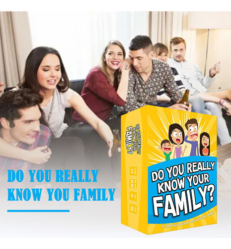 ¿conoces Realmente A Tu Familia? Juego De Cartas Family Gath