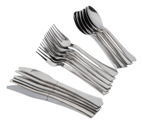 De Cubiertos Desechables 18xlarge, Tenedor De Plástico, ,