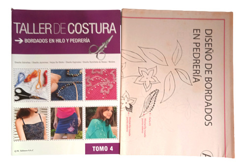 Taller De Costura Bordados En Hilo Y Pedrería Tomo 4