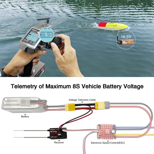 Radiolink Rc6gs V3 7 Canales Rc Transmisor Y R7fg Gyr...