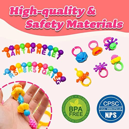 Arthopt Snap Pop Beads 700pcs Diy Jewelry Making Kit Para Ni