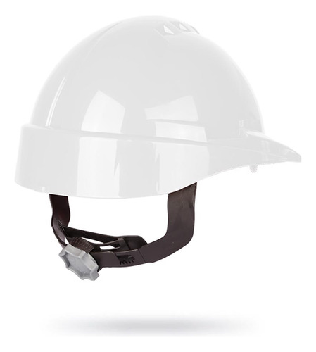 Casco De Trabajo Libus + Arnés Plástico Cremallera Blanco