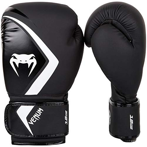 Guantes De Boxeo Venum Contender 2.0 - Negro/gris-blanco - 1