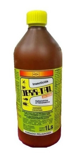 Insecticida Derr-tal  Accion Multiple 1 Lt Derribante Hortal