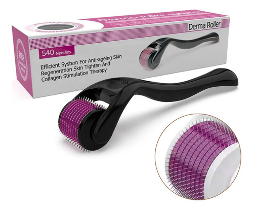 Derma Roller System Original Microagulhamento 540 Agulhas