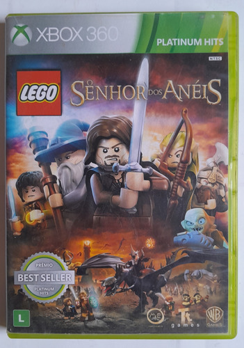 Jogo Lego: O Senhor Dos Anéis Original Xbox 360 Fisico Cd.