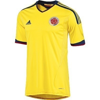 Camisa Franela Colombia Local Rumbo Al Mundial Brasil 2014