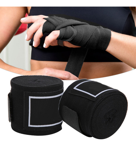 Cinturón De Fijación De Boxeo, 1 Par, Bn Elastic Sanda Muay