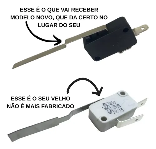 Microchave Interruptor Secadora Brastemp Bsi24 Brs10 Brs24