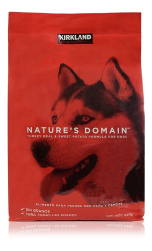 Alimento Para Perro Kirkland Fórmula De Pavo/camote 15.87kg