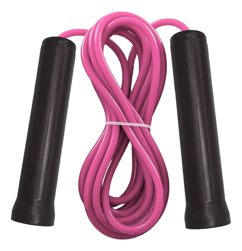 Speed Rope Soga Saltar Pvc Ecnomica Funcional Entrenamiento Color Rosa
