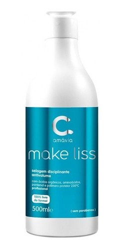 Make Liss Amavia Selagem Cosmético Cabelo Liso Alisamento