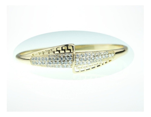 *pulseras Brazaletes Con Cristales Oro 18k Diseño Único