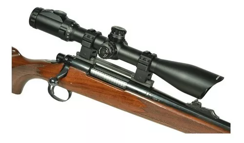 Mira Telescopica UTG 2-7x44 AO Accushot Scout SWAT EZ-TAP, Reticula  Iluminada Mil-Dot 1/4 MOA, Tubo 30mm, Anillos Weaver