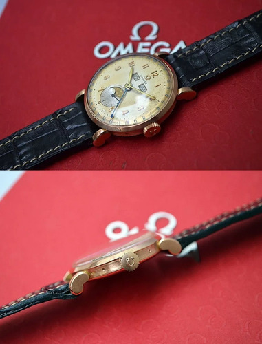 Omega Moonphase Ouro Rosa Cal. 27dl Ref: 2473 40´s Lindo