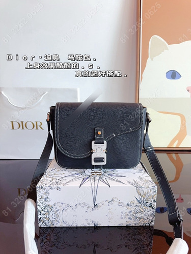 Dior 23*8*18cm Bolso Cámara En Color Sólido (Reacondicionado)