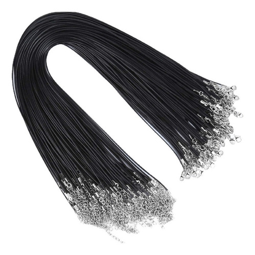 100pcs Cuerda Para Collares Cuerda De Collar Cuero Encerado