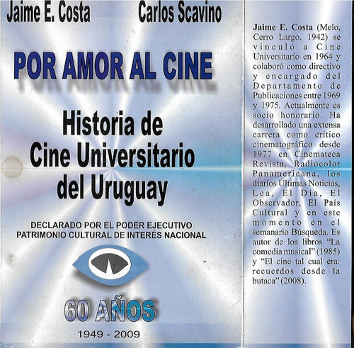 Historia Del Cine Universitario Del Uruguay- Costa Y Scavino