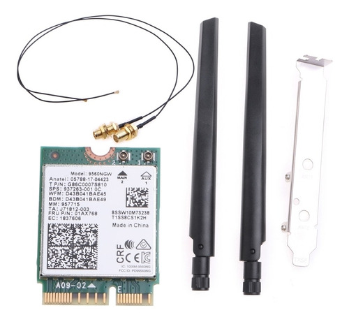 Juego De 1 Antena Externa Intel 9560 M.2 Cnvio