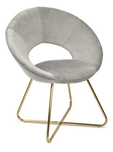 Milliard Circle - Silla Decorativa De Terciopelo Para 