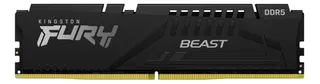 MEMORIA RAM FURY BEAST DDR5 GAMER COLOR NEGRO 16GB 1 KINGSTON KF548C38BB-16
