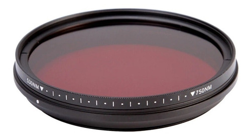 Filtro Ir Infrarrojo Ajustable 530 750 590 680 720nm 58mm
