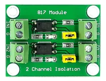 Comprar Modulo Optoacoplador Asilamiento Pc817 2 Canales 3.3-30v Hob