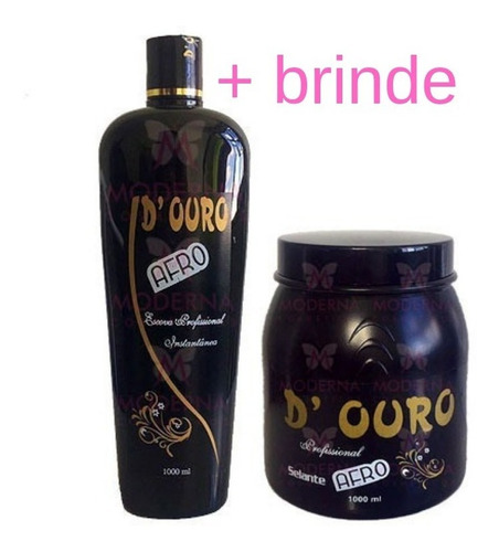 Produtos Para Cabelos Crespos D Ouro + Brinde