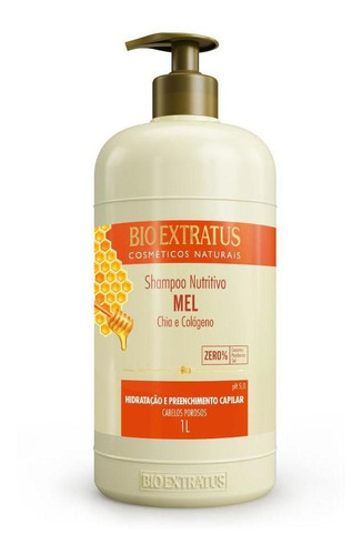 Shampoo Bio Extratus Mel Nutritivo 1l