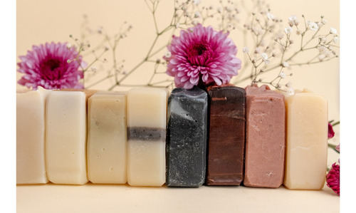 Imagen 3 de 3 de Jabón Cacao Vainilla Natural Artesanal Ecológico Pack 3 Pzs