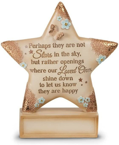  Light Your Way Memorial Stars In The Sky Plaque,   Pul...