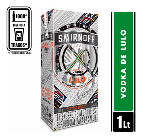 Smirnoff Lulo Litro - L a $55000