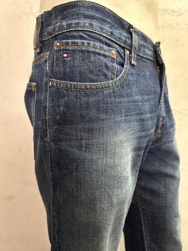 Pantalón De Jean Tommy Hilfiger Custom Straight Talle 31/30