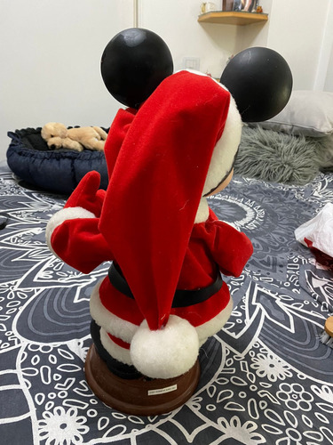 Muñeco Mickey Papa Noel Navidad (Usado)