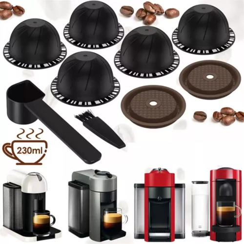 5 Cápsulas Reutilizables Para Cafetera E