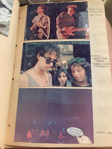 Foto Gustavo Cerati En Rosario Año 1988 Mas Foto Recital Etc