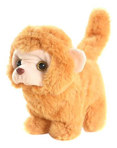 Muñeco Que Camina, Mono Suave De Juguete, Animal Relleno,
