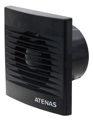 Extractor De Baño Cocina Atenas Negro 10 Cm 4 Pulgadas