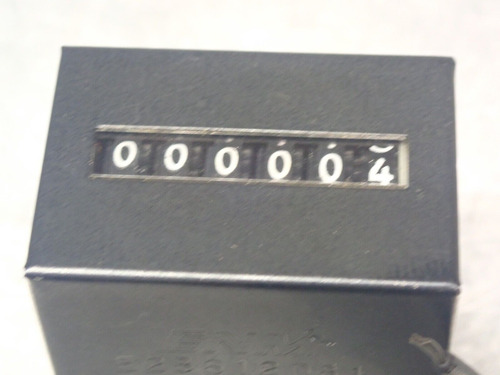 Enm E2b612d8 6-digit Counter 12vdc 2.74w New Old Stock Zza