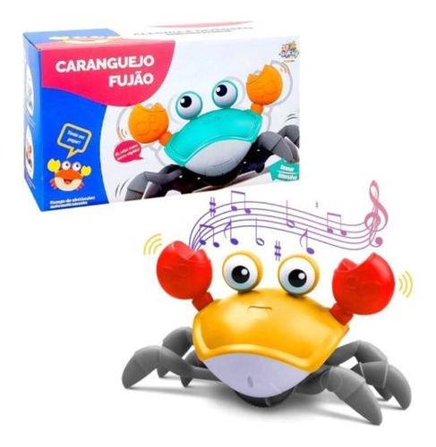 Caranguejo Brinquedo Música, Que Anda E Evita Obstáculos