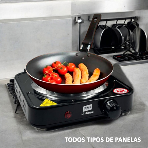 Fogão Elétrico Portátil Com Uma Boca Mesa Camping Cooktop