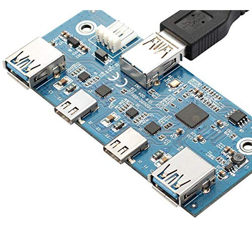 Jser Usb 3.1 Front Panel Header 19pin A Usb-c Y Usb 3.0 Hub