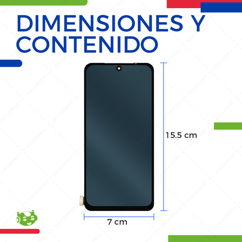 Pantalla Completa Para Xiaomi Note 11 2201117tl Note 11s 2201117sl Note 12s 2303era42l Amoled Color Negro Slim Company