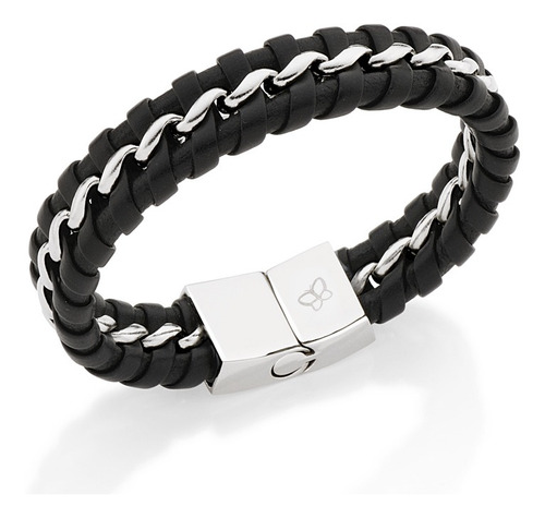 Pulseira De Aço Preto-250283-rommanel