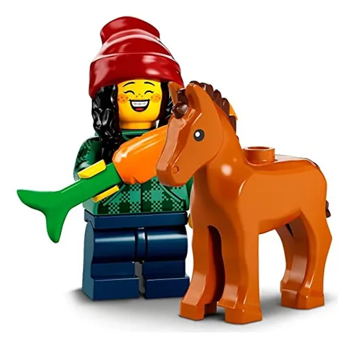 Minifigura Lego Serie 22 Horse Groom Bonus Azul